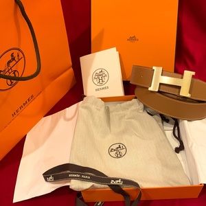 🔥SOLD🔥 Authentic Hermès belt H Constance 38mm Leather belt 90